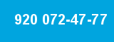 920 072-47-77